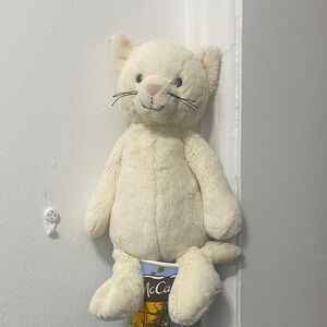 Jellycat Plush Cream Cat Toy